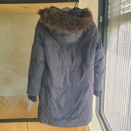 🐸 SUPERDRY PARKA / MANTEL MIT KUNSTFELL KAPUZE 40