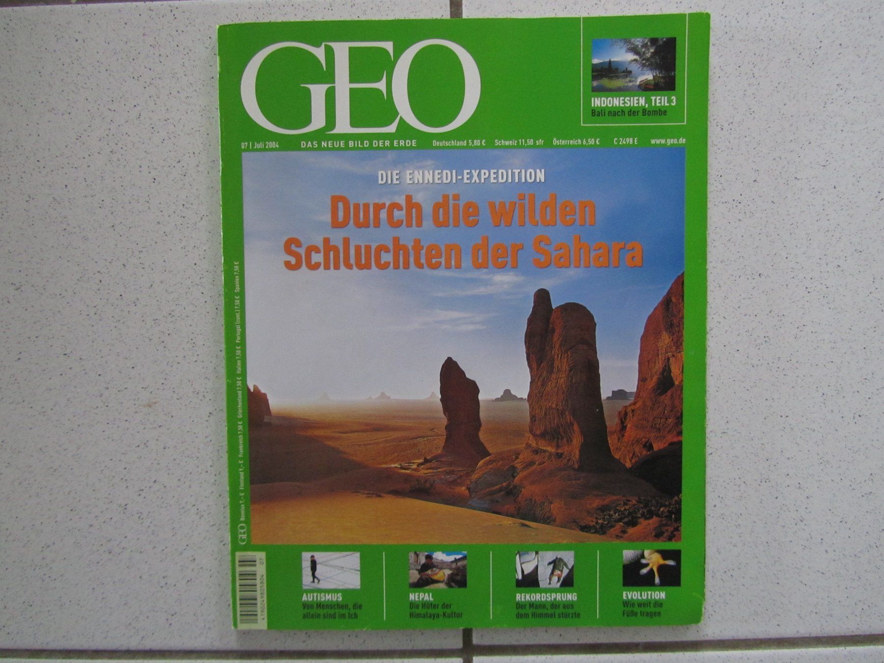 Revues & Magazines: Geo Nr. 7 vom Juli 2004 – D'occasion à Weiningen ZH par dietsch57