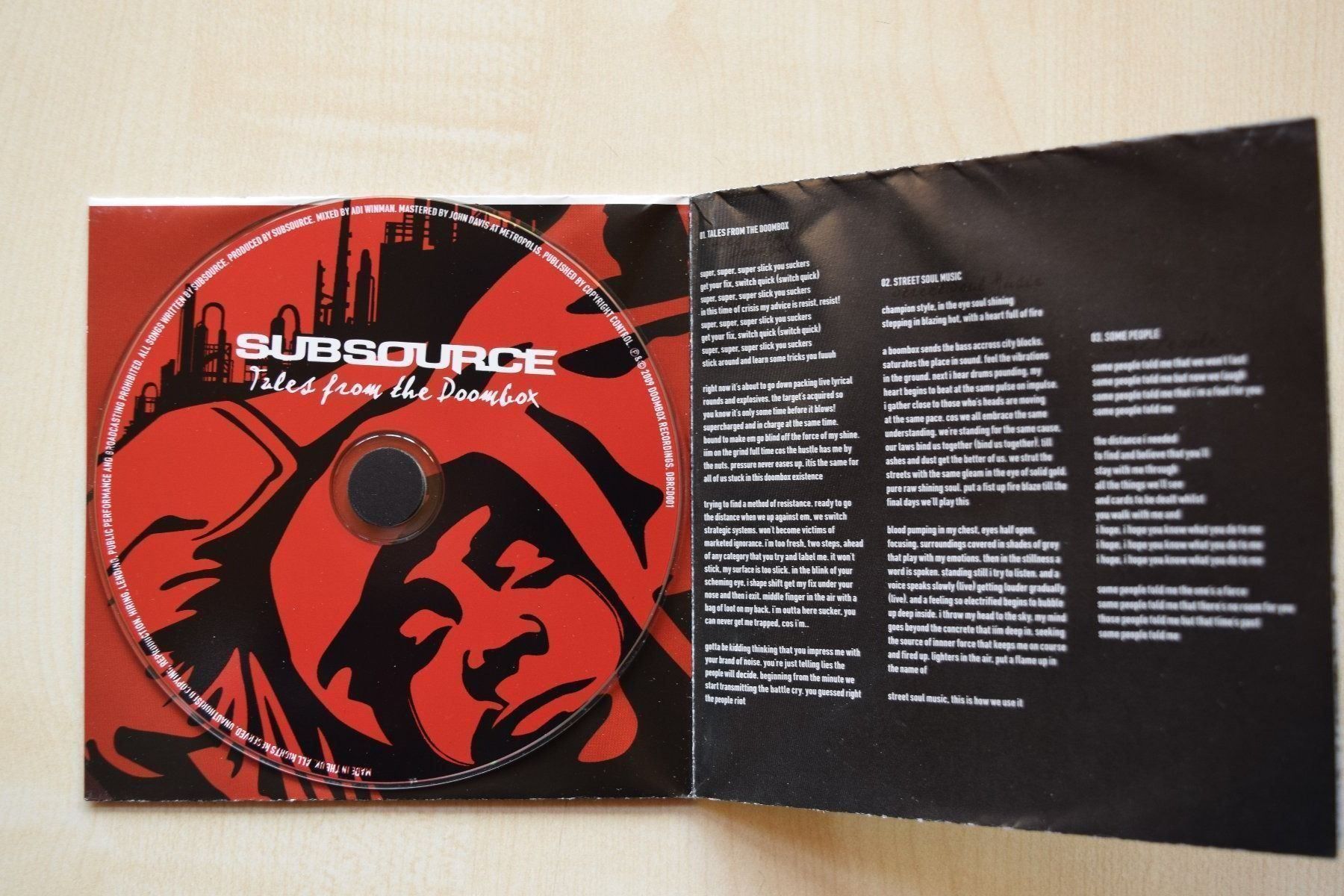 CD: SUBSOURCE: Tales from the Doombox (25) – Usato da Reutigen venduto da DONDON55 2