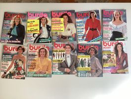 Burda Moden Jahrgang 1988, 10 Exemplare,  guter Zustand