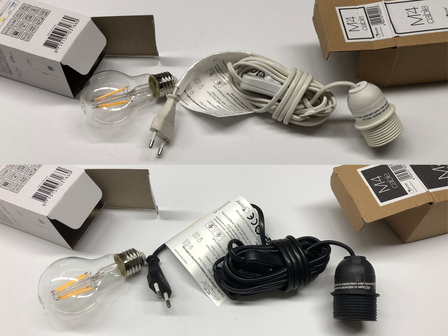 Ghirlande e barre luminose: Leuchtstern - mono small yellow  45cm / mit Kabel + LED – Nuovo e nell'imballaggio originale da Bergdietikon venduto da Garak 8