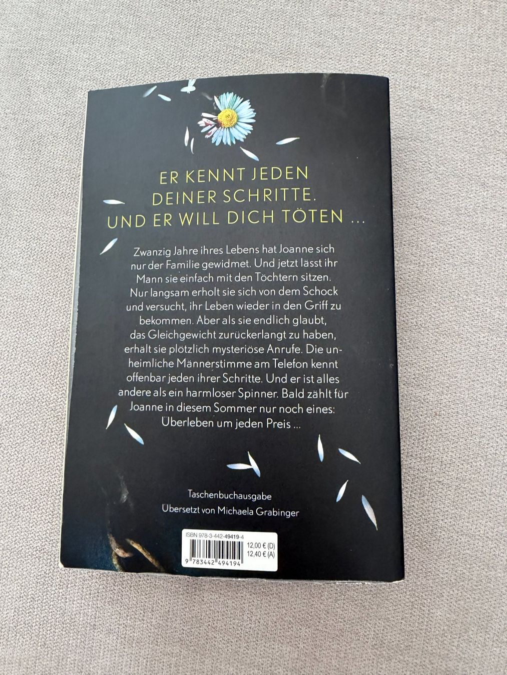 Libri: Libro Joy Fielding Ein mörderischer Sommer Taschenbuch – Usato da Thun venduto da filippocarbone98 1