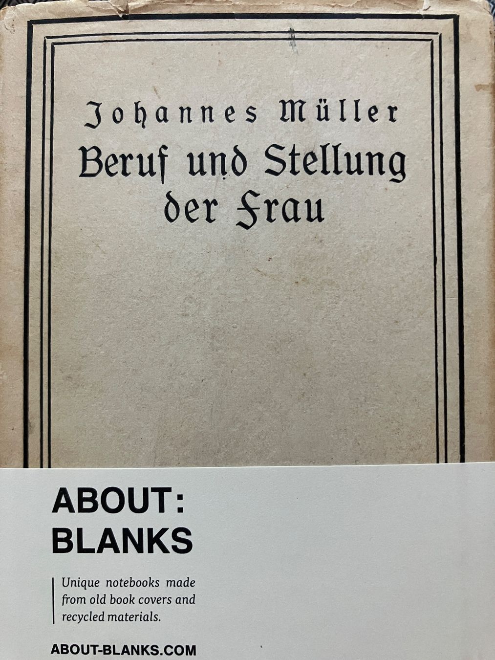Schreibblöcke: About Blanks Notebook / Notizbuch – Neu und originalverpackt aus Zürich von 7sachen01