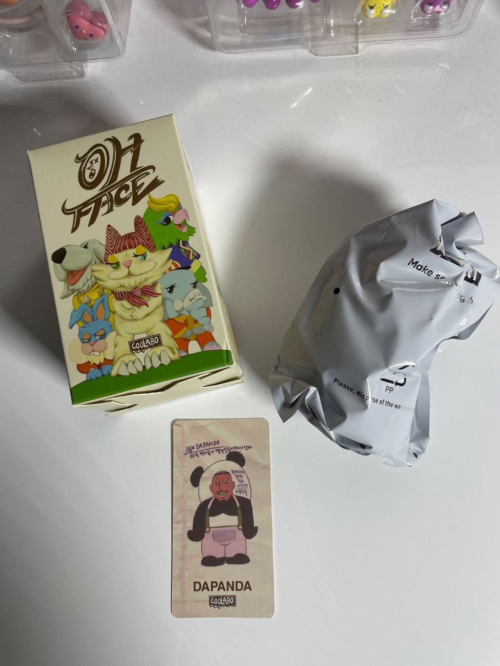 Pop Mart Figuren: Pop Mart CoolrainLABO Oh Face - DAPANDA (Check Card) – Neu (gemäss Beschreibung) aus Glattbrugg von arttoy.land 1