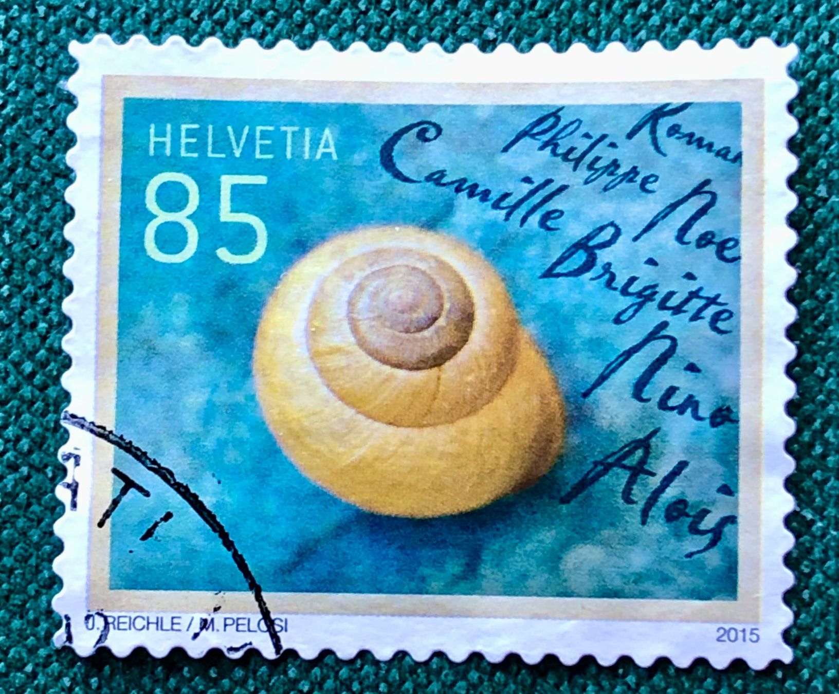 Tutti i francobolli: Nr.1564 Schnecke Dauermarken GESTEMPELT 2015   – Usato da Aarau venduto da Billa007