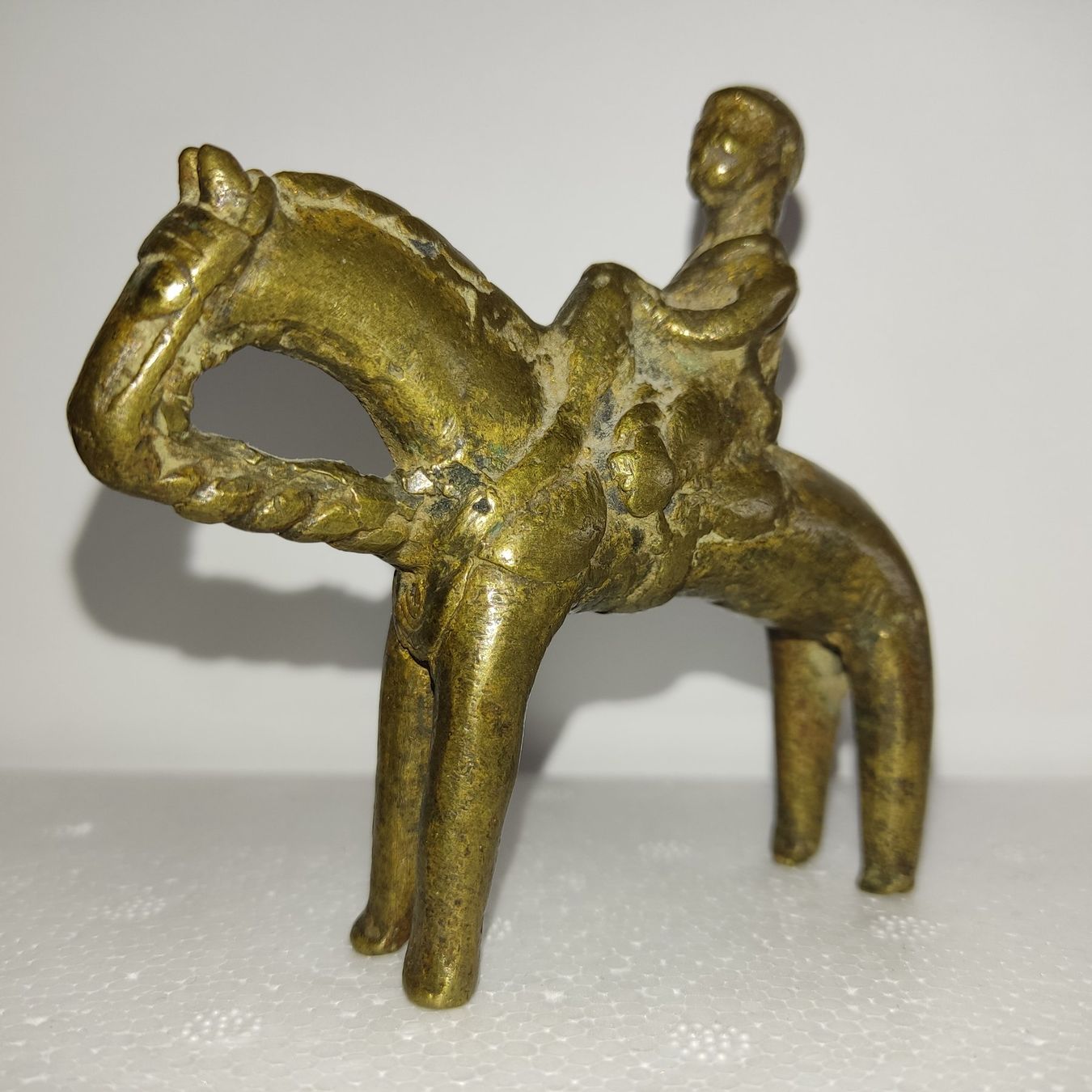 Statuette: Dogon Reiter Figur, ca. 9x9 cm – Usato da Rieden SG venduto da res1291 1