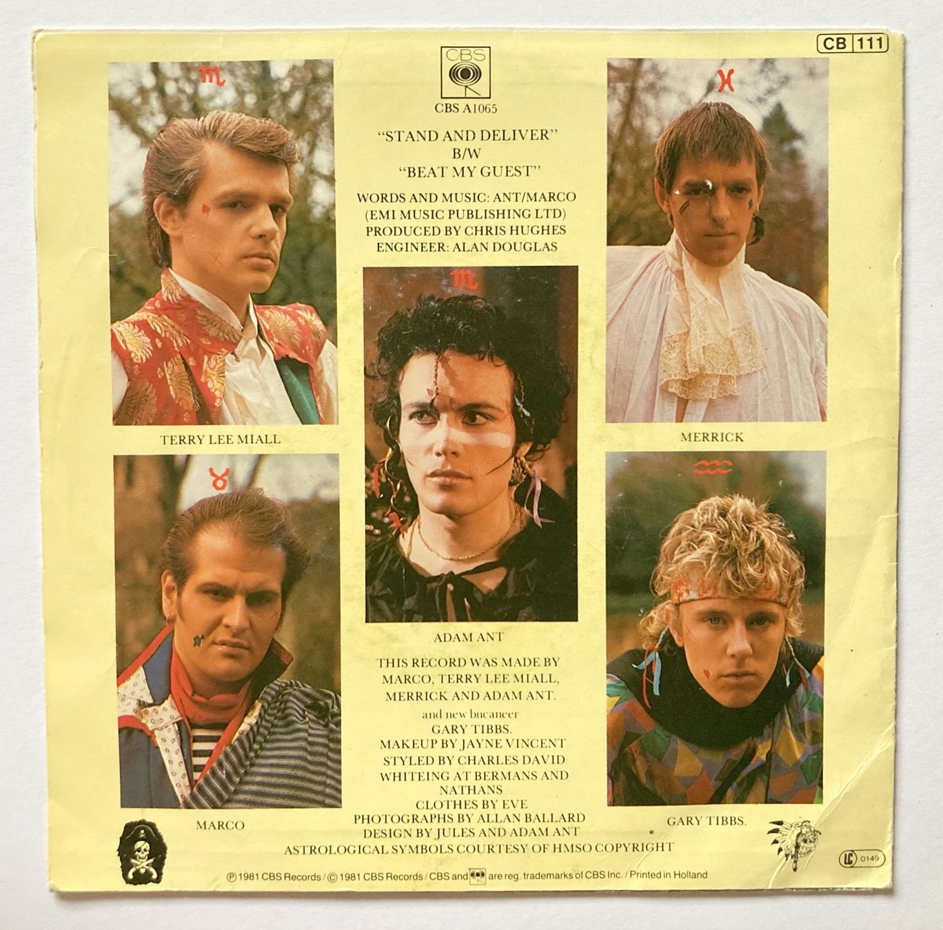 Dischi in vinile: ADAM AND THE ANTS - STAND AND DELIVER – Usato da Bottens venduto da hotter-than-hell 1