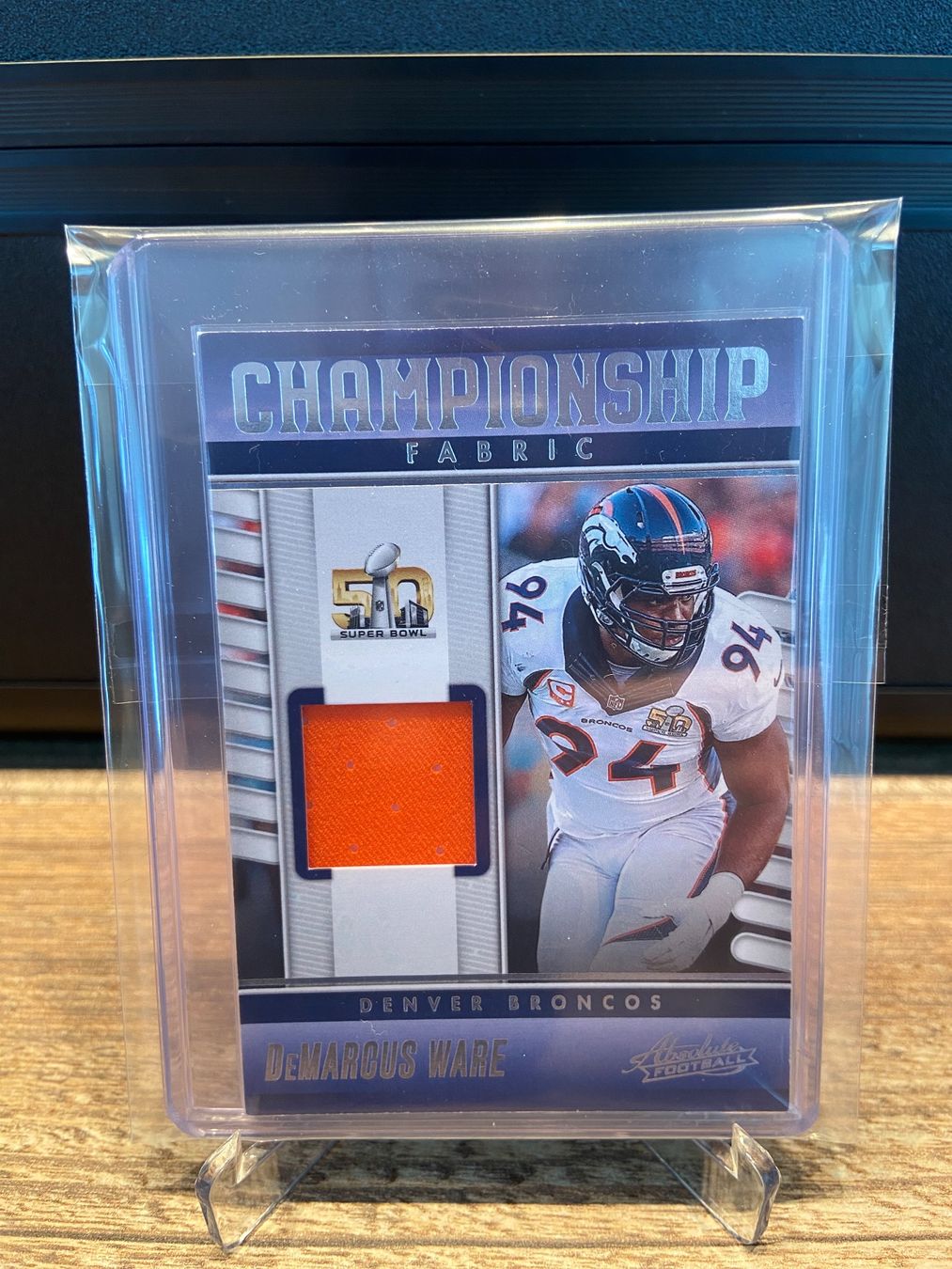 Panini Sammelbilder & Trading cards: DeMarcus Ware Champ. Fabric Jersey Panini Absolute 2023 – Gebraucht aus Dagmersellen von dav_b656