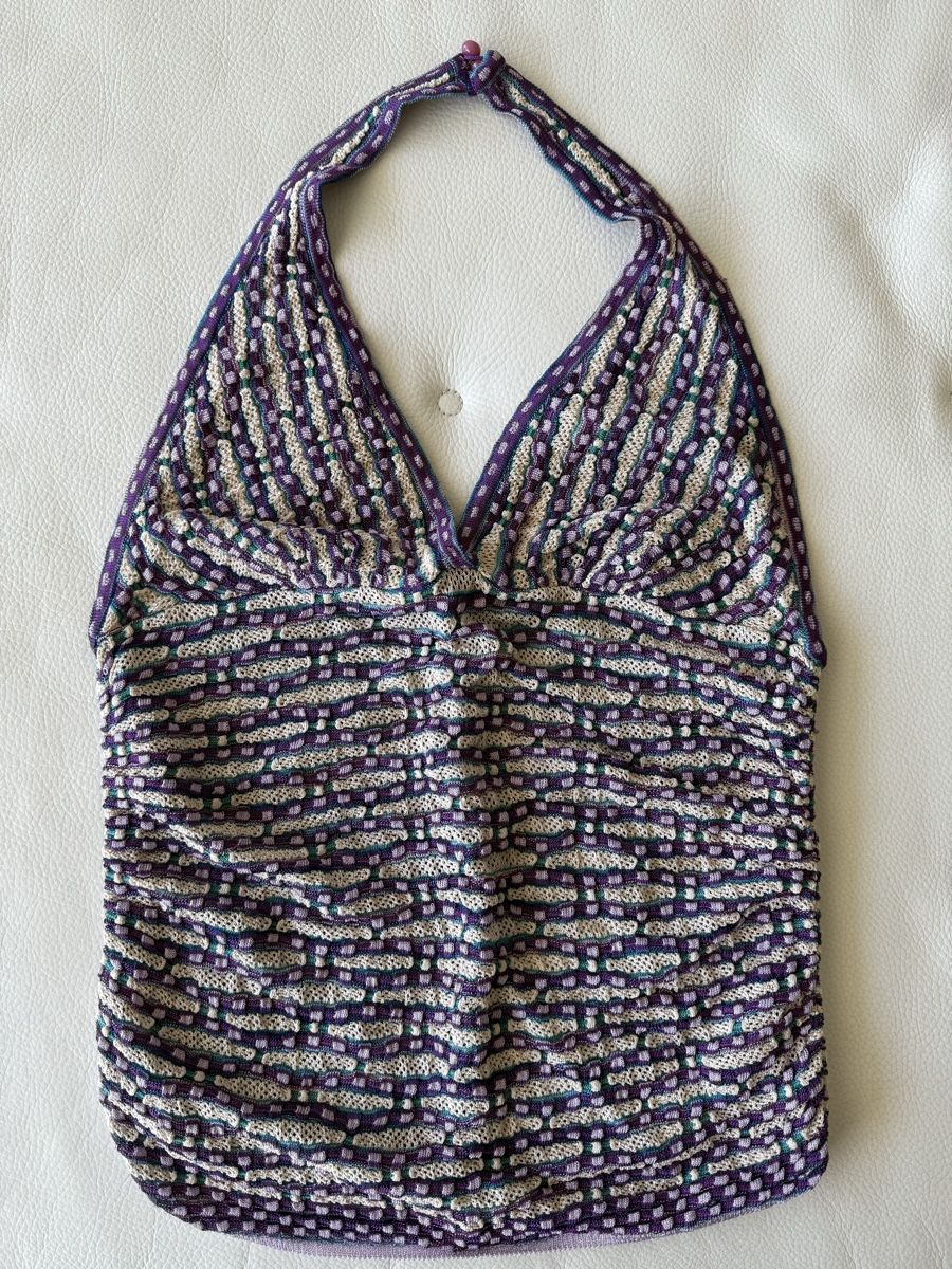 Missoni Top: Missoni IT46 top dos-nu multicolore excellent état! – Nuovo (secondo la descrizione) da Cointrin venduto da sacha1981