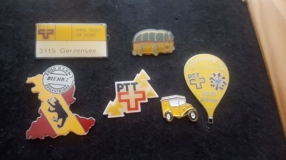 Plaketten & Abzeichen: Seltene PTT-Anstecknadeln, Pins - Sammlung zu verkaufen! – Gebraucht aus Belp von Guadalupe84