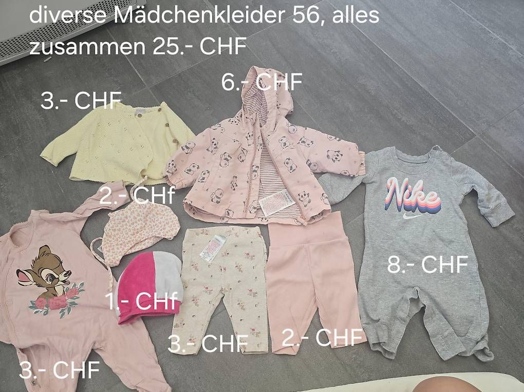 Kleiderpakete & -sets: Mädchenkleider grösse 56 – Gebraucht aus Domat/Ems von del_glb5