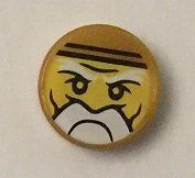 Lego Fliese (98138pb044) mit Sensei Wu