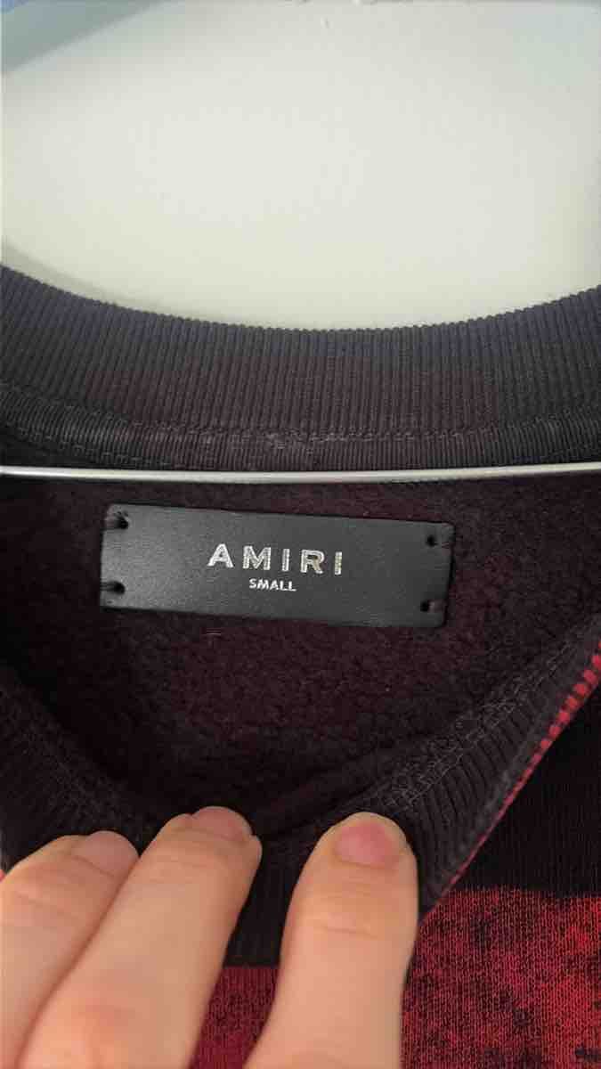 Amiri Maglioni & Felpe: Pullover Amiri Tauben-Print schwarz rot Grösse M – Nuovo (secondo la descrizione) da Zürich venduto da gilbert_co 2