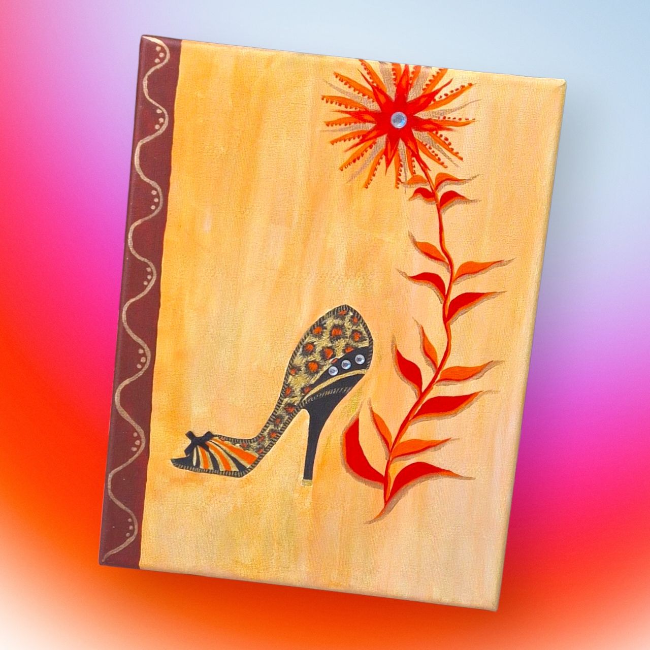 Dipinti: Tableau acrylique "Talon aiguille"UNIQUE/Peint Main(RETRAIT) – Nuovo e nell'imballaggio originale da Etoy venduto da MyStyleMyMode 6
