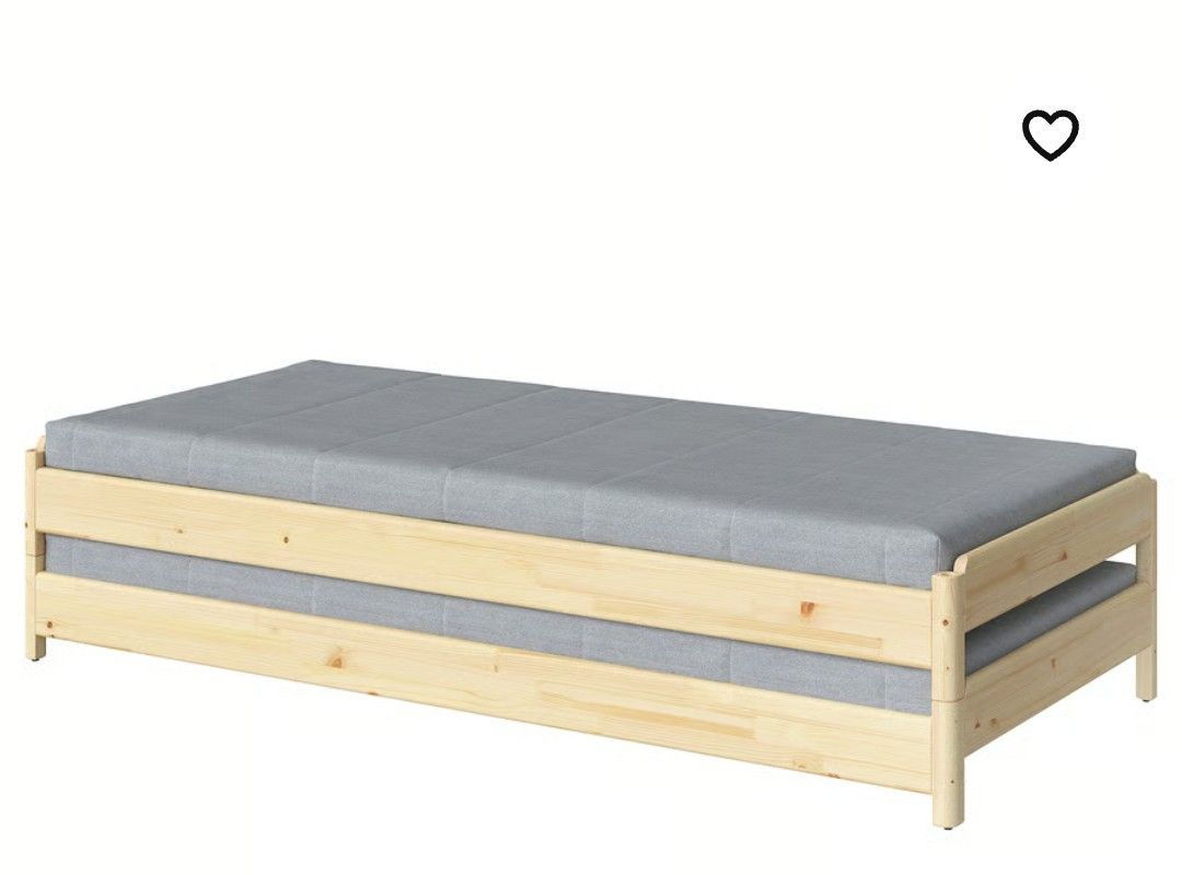 Ikea Letti: utaker bett mit Matratze. – Usato da Meilen venduto da vcossec