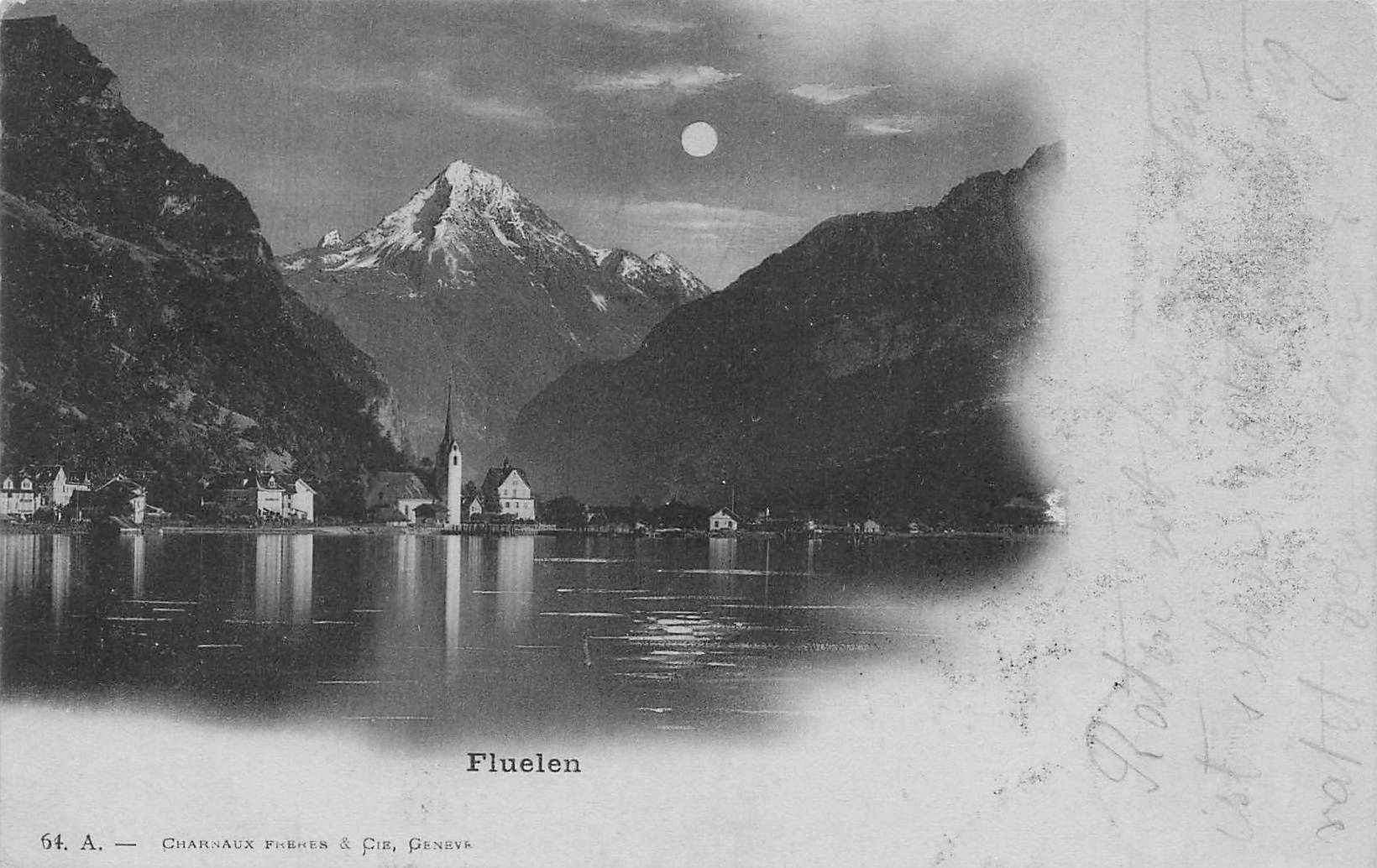Cartoline postali: Fluelen – Usato da Biasca venduto da Blenio71