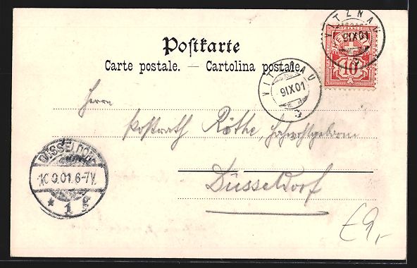Cartes postales: AK Andermatt, Teilansicht mit Kirche – D'occasion à Berlin par bartko-reher 1