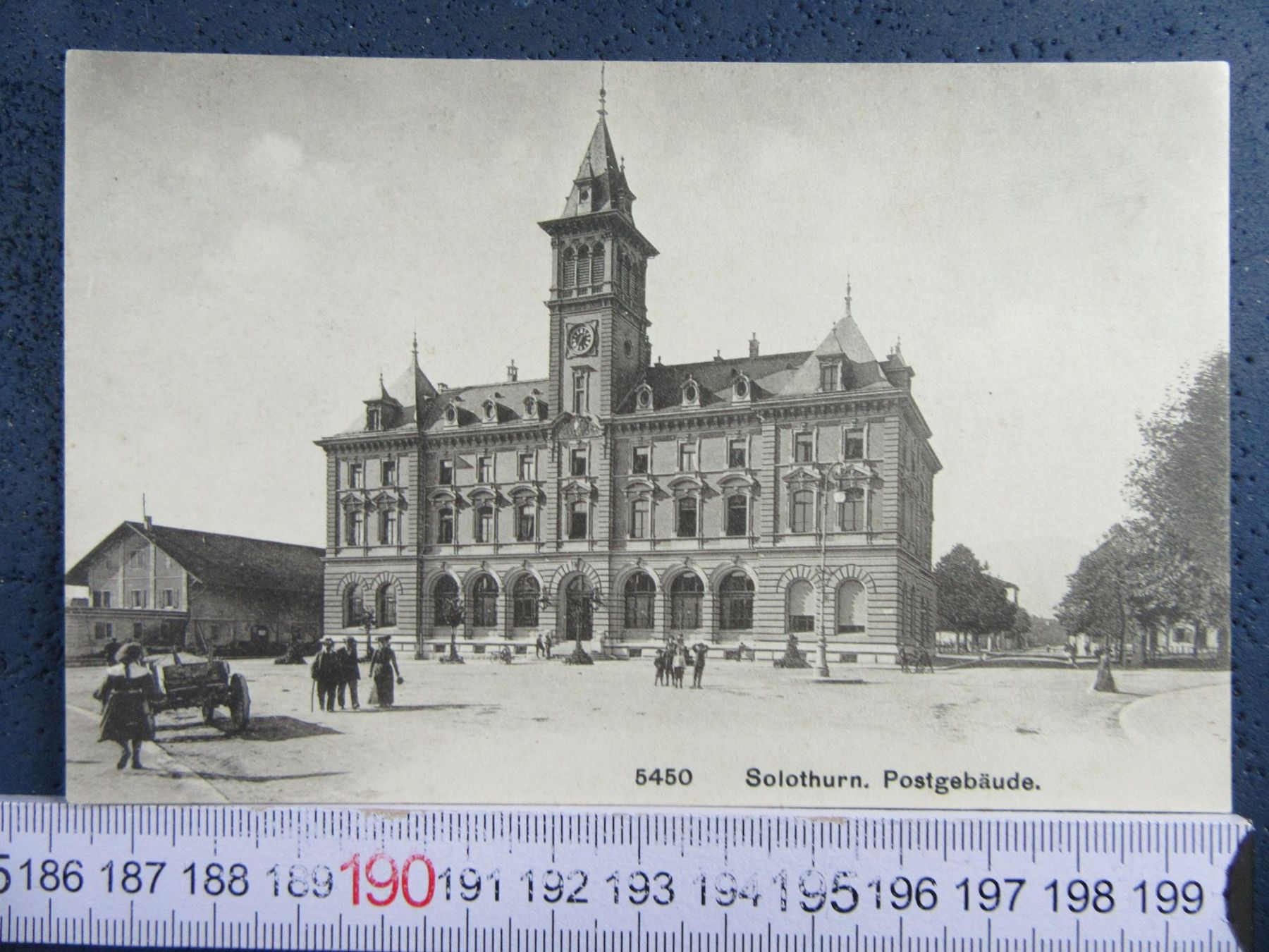 Ansichtskarten: SOLOTHURN POSTGEBÄUDE BELEBT SO AK – Gebraucht aus Ettingen von Hausi4711
