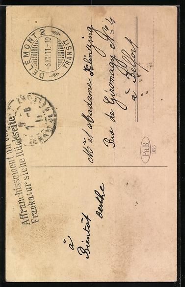Ansichtskarten: AK Lauterbrunnen, Staubbachfall, 1911 – Gebraucht aus Berlin von bartko-reher 1