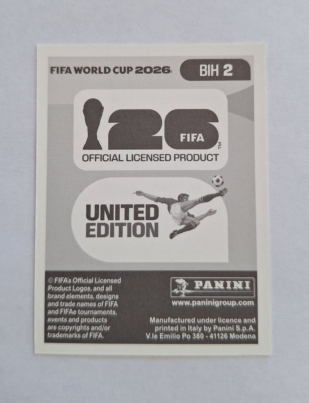 Panini Carte collezionabili: Panini Nikola Vasilj BIH 2 – Nuovo (secondo la descrizione) da Romanens venduto da Crocette 1