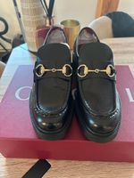 Gucci – Mocassins Horsebit cuir noir femme Mod. 794378