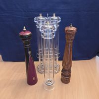 Edle Pfeffer-/Salzmühle-Sammlung: Holz & Acryl, Top! 🧂