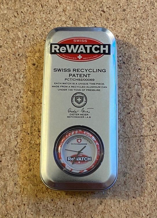 Vintage ReWATCH SWISS PATENTED RECYCLING (Neu und originalverpackt) in ...