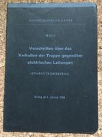 ARMEE VORSCHRIFTEN DER TRUPPE GEGENÜBER ELEKTRISCHEN