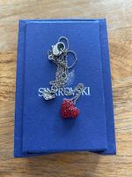 Swarovski Halskette mit rotem Herz Anhänger, neu❤️