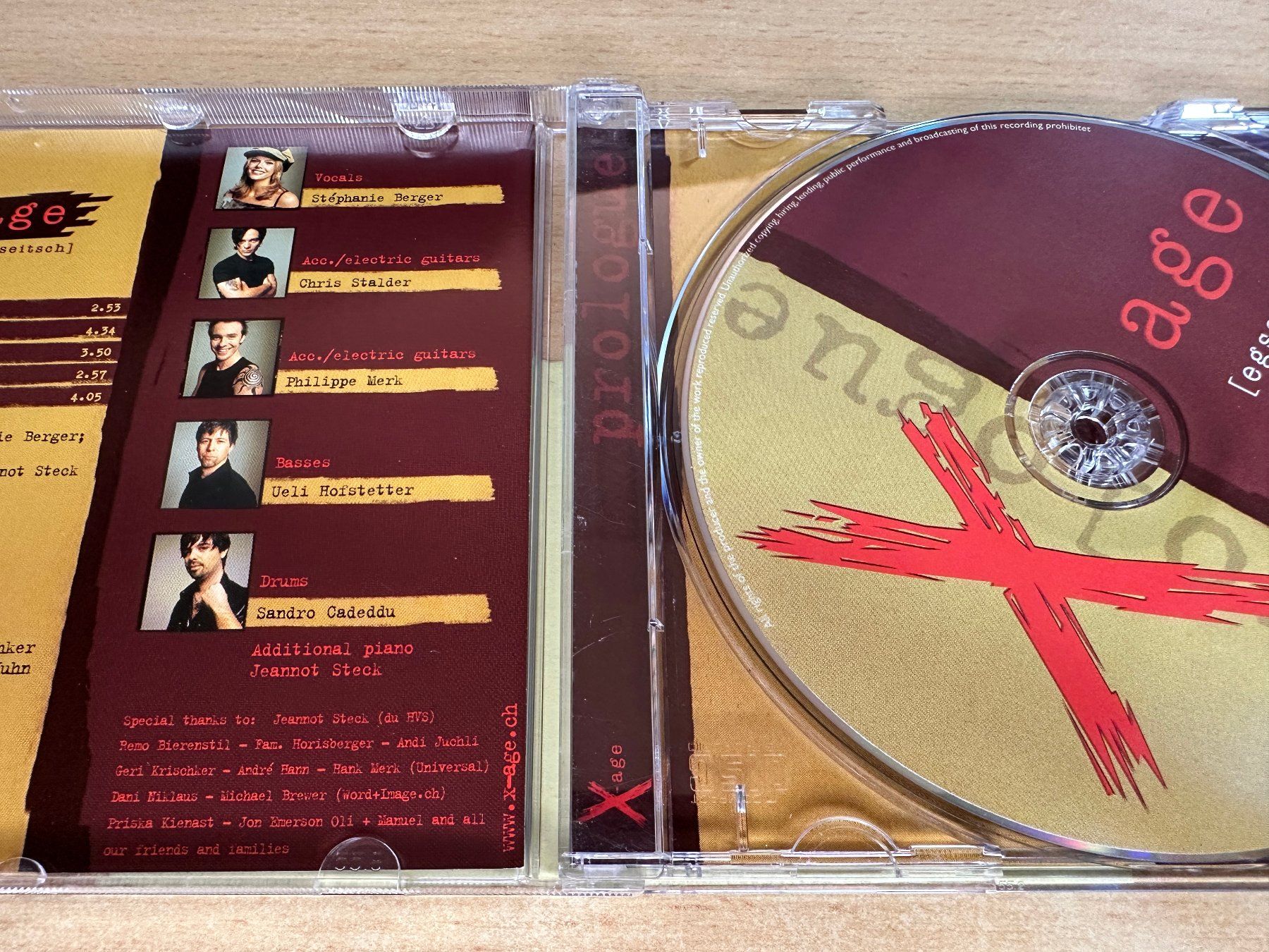 CD: T5 Fontastix - X-Age - Prologue – Usato da Rikon im Tösstal venduto da Alpenmutz 2