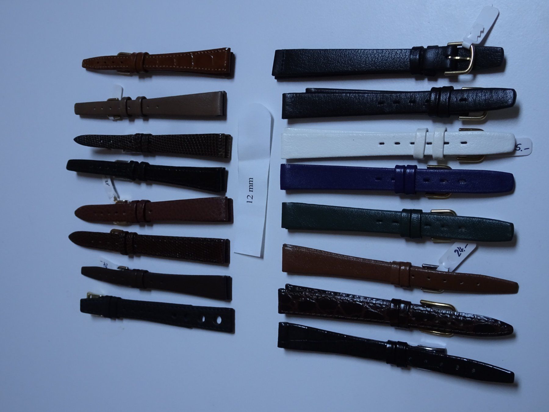 Bracciali & Braccialetti: Uhrenbänder aus Leder verschiedene Grössen #2 – Nuovo (secondo la descrizione) da Winterthur venduto da Sintoras01 7
