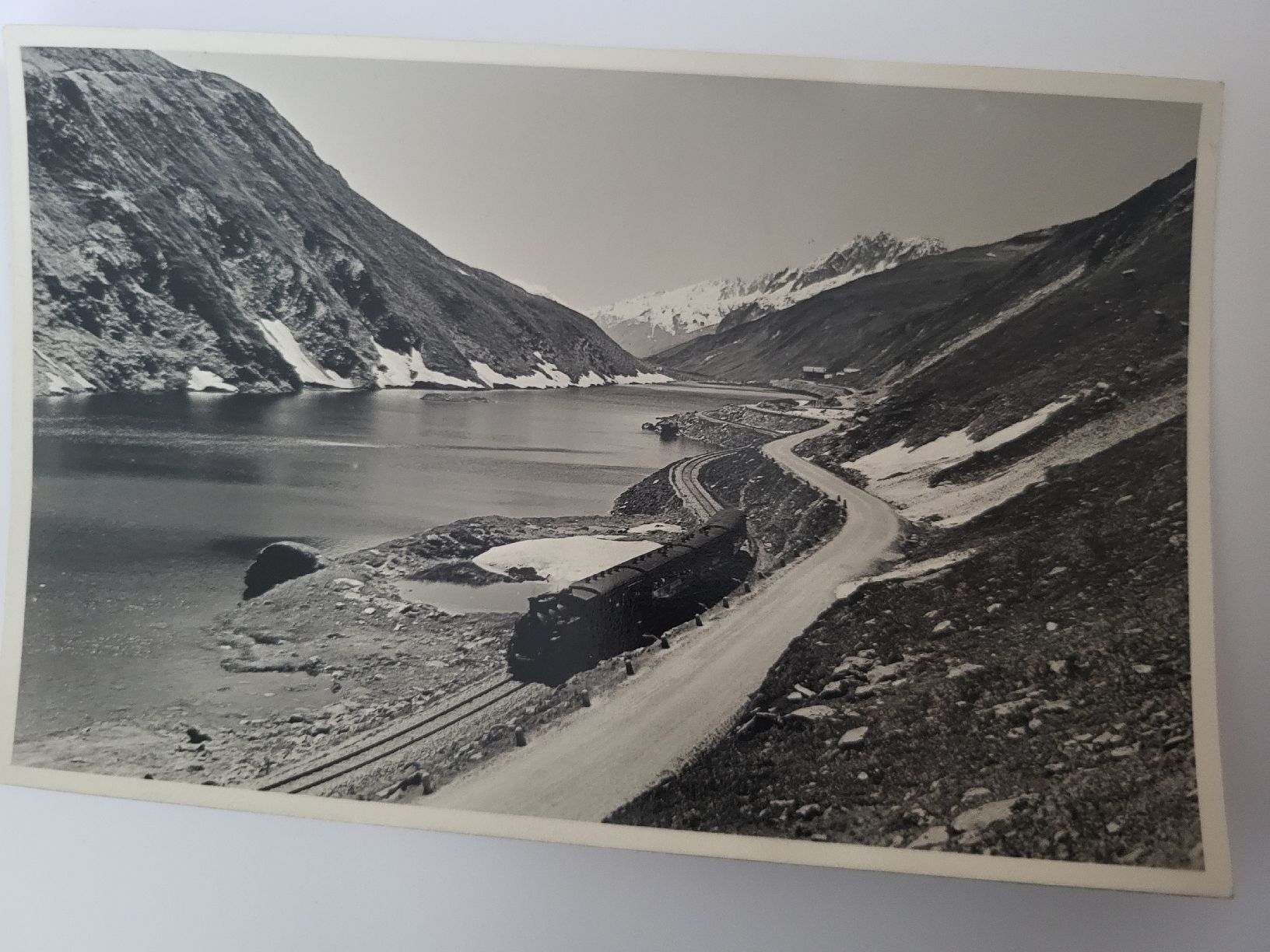 Cartoline postali: Ansichtskarte Furkapass mit Zug Andermatt R3 – Usato da nunningen venduto da mic_88k2