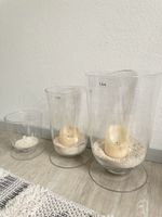 LSA International: Windlichter-Set, 3 Grössen, Deko-Kerzen 5