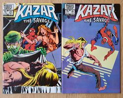 Kazar, The Savage - 2 Hefte 1982/1983, Marvel Comics