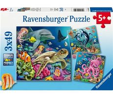 Ravensburger 3x49 Teile Puzzle Unterwasserwelt