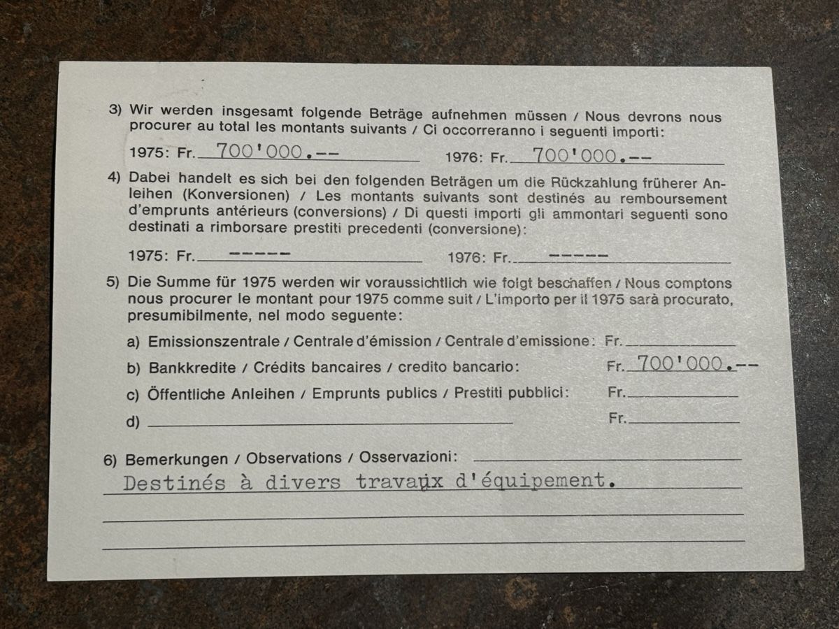 Tutti i francobolli: Historische Postkarte Le Chenit 1975 VD – Usato da Zürich venduto da engebrunau 1