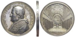 Rom, Silberne Preismedaille 1874, JOANI CASTRO, RRR!