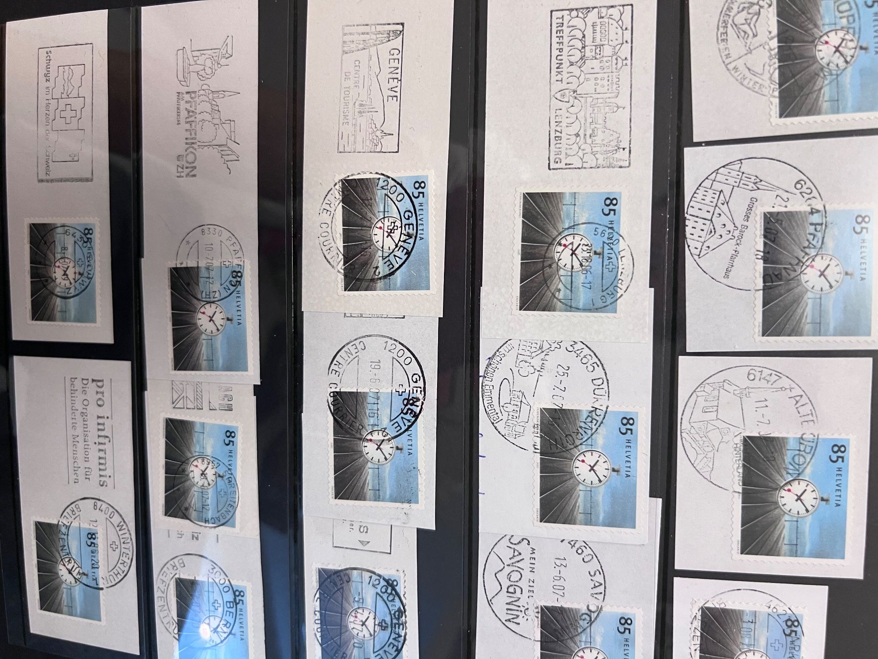 Tutti i francobolli: Briefmarken-Album Schweiz ab 1.- – Usato da Burgdorf venduto da Meltusia 1