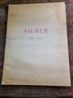 SAURER MAPPE 1853- 1953 TOP Auto
