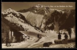 Montreux, Crêt-d'y Bau, Piste et les Ro