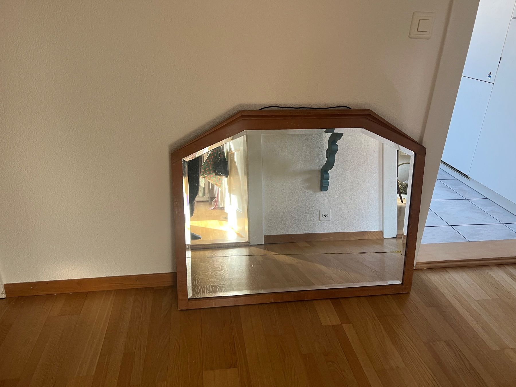 Specchi: Vintage Spiegel mit Holzrahmen – Usato da Zürich venduto da HeliK 1