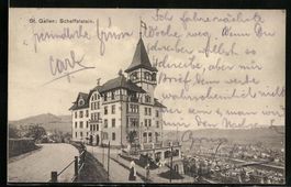 St. Gallen, Hotel Scheffelstein mit Stad