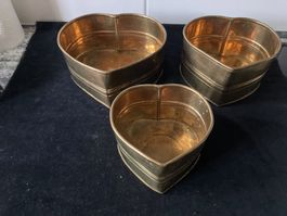 3 Herz - Formen in beschiedenen Größen