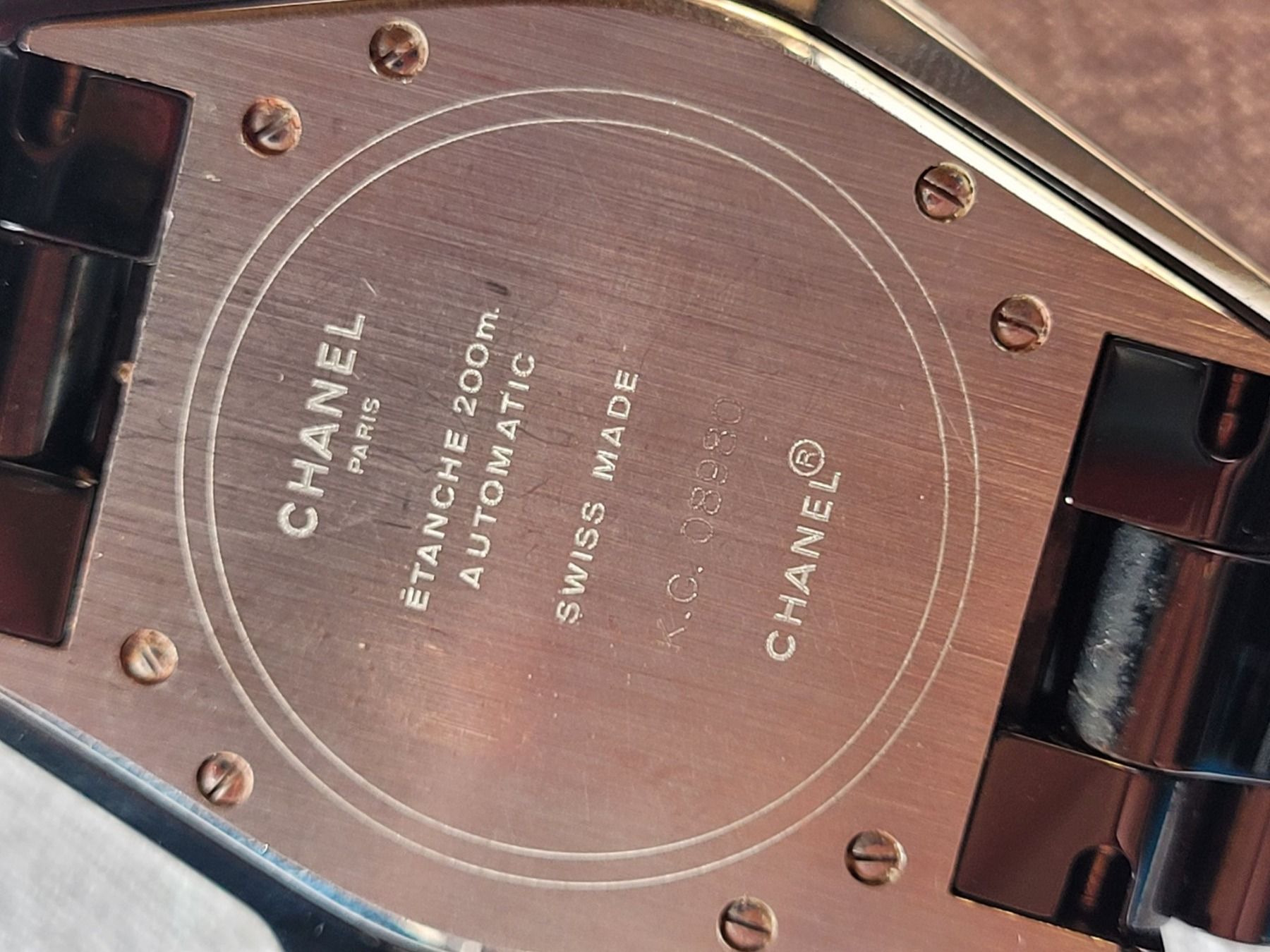 Chanel Orologi: Chanel J12 mit schwarzen Diamanten – Usato da Ennetmoos venduto da Billi20 7