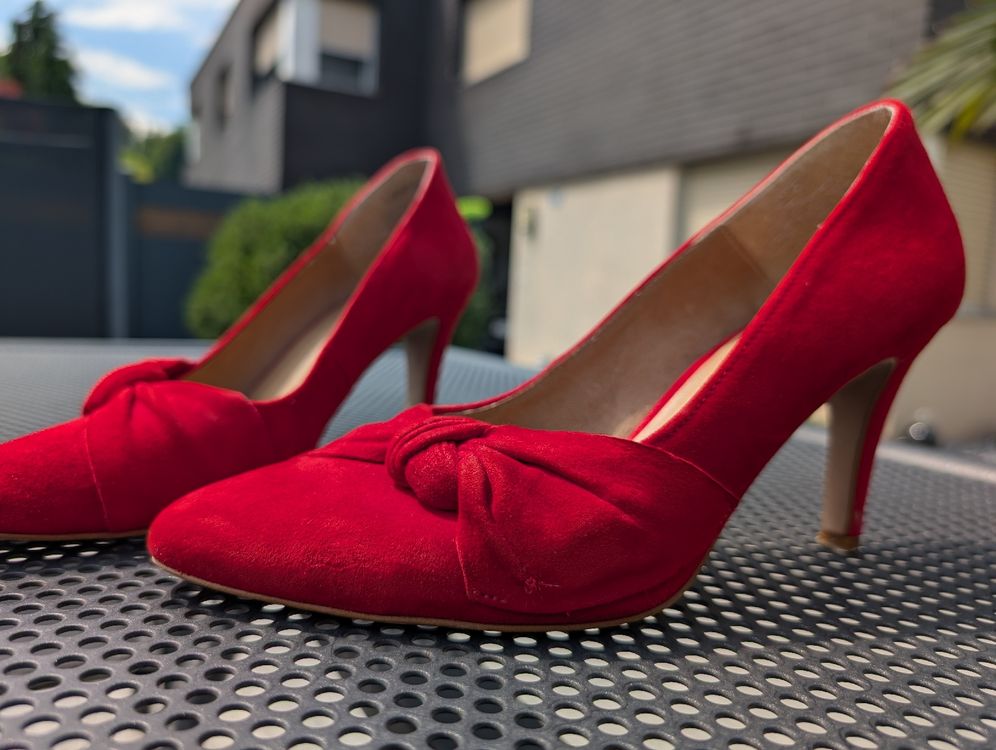 damen schuhe tamaris rote pumps