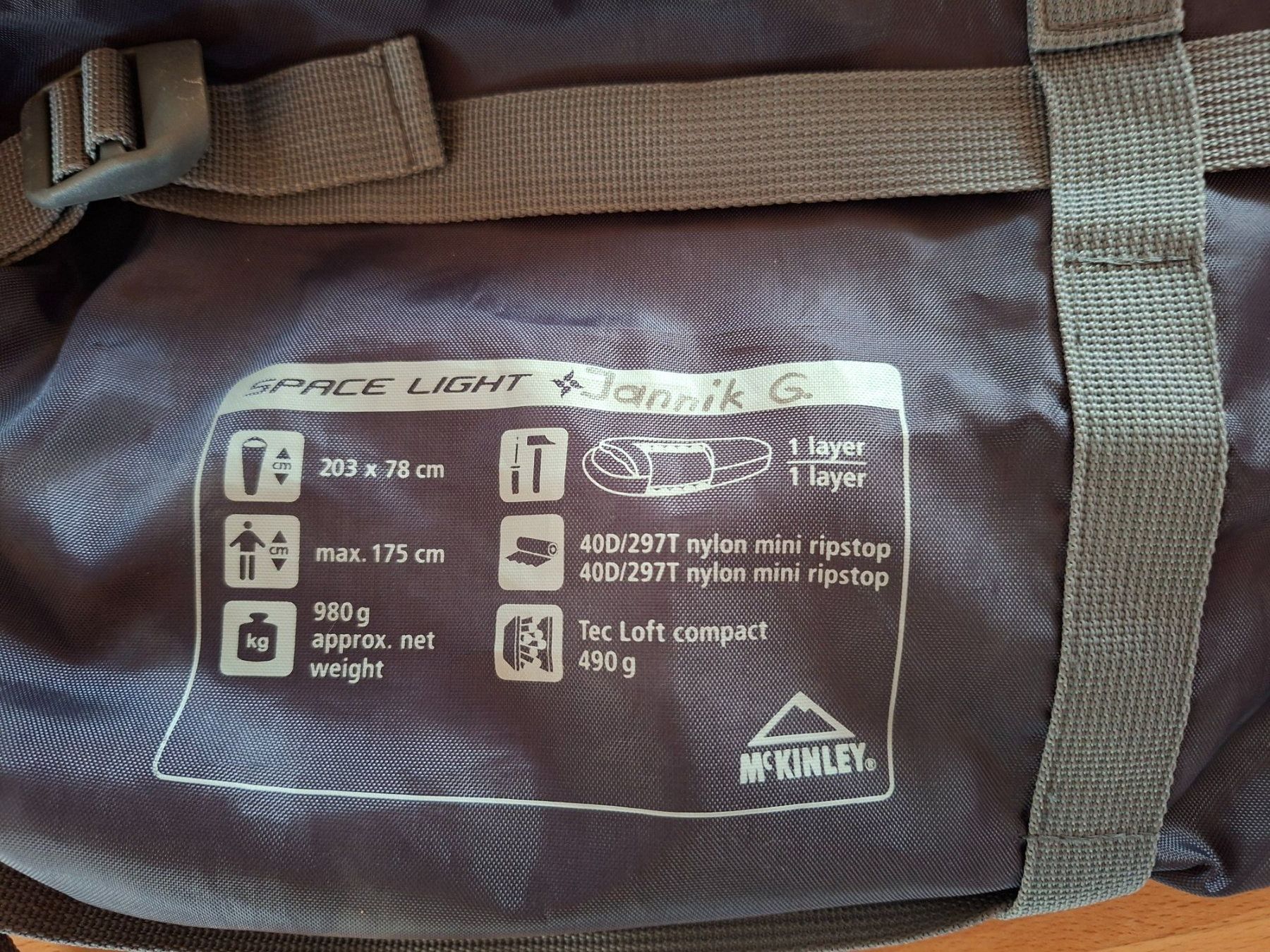 Mckinley Sacchi a pelo: Schlafsack McKinley Space Light 203x78 cm – Nuovo (secondo la descrizione) da Wildberg venduto da Catgre 1