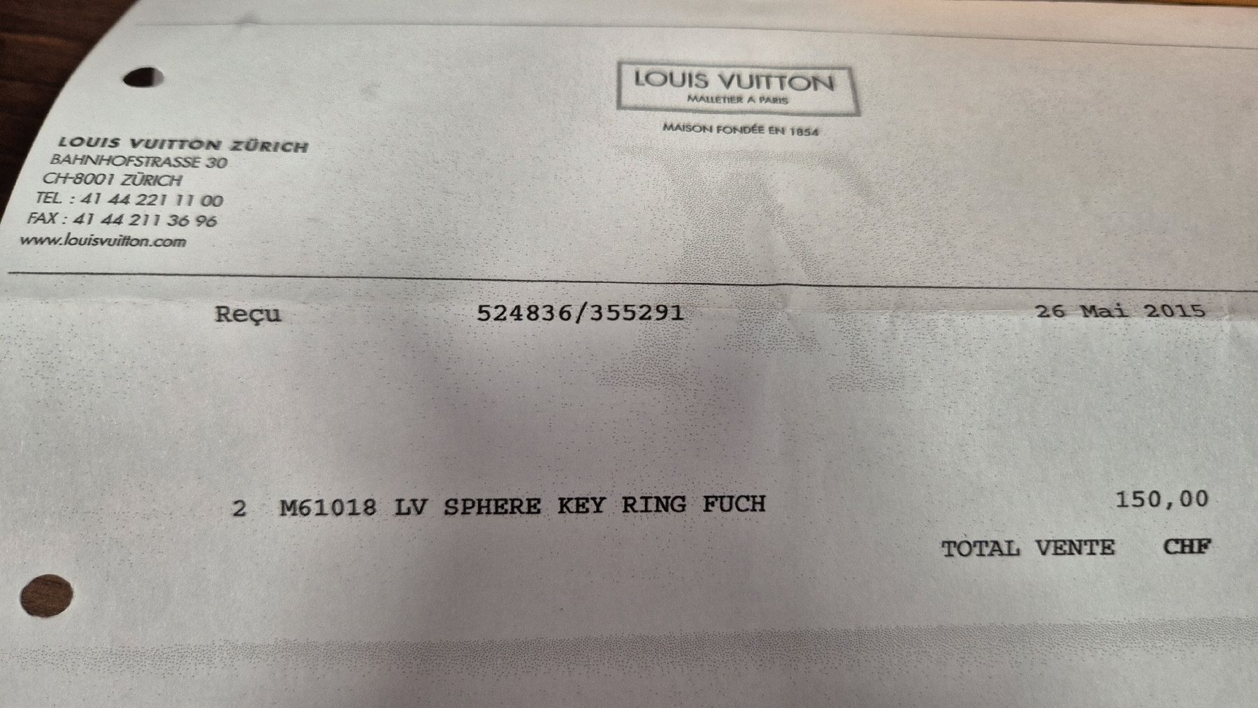 Louis Vuitton Portachiavi: Louis Vuitton Schlüsselanhänger Sphere Key Ring – Usato da Oberentfelden venduto da Principessa75 4