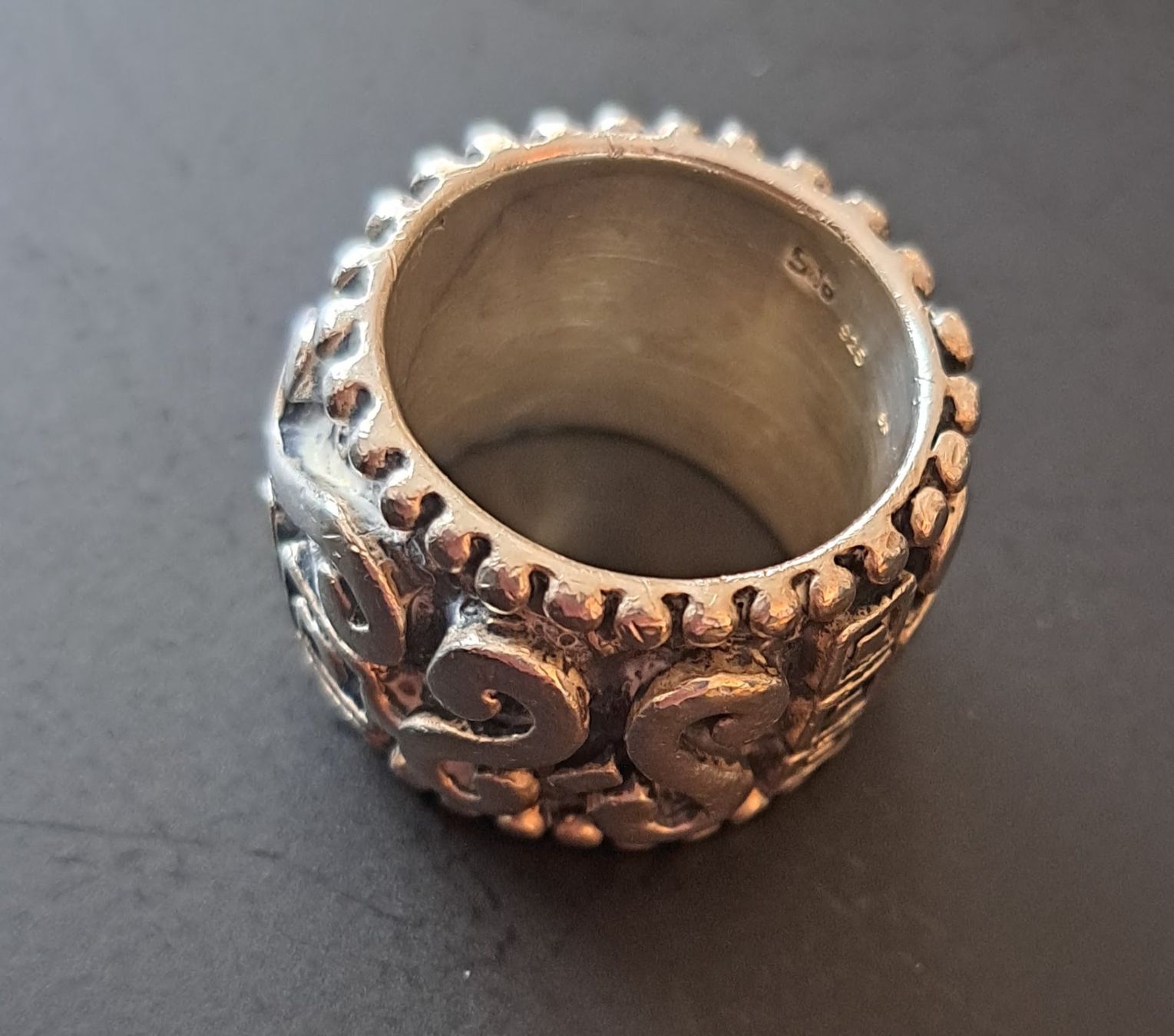 Anelli: Ring silber 925, 34 Gramm massiv, Gr.60 – Nuovo (secondo la descrizione) da Wittenbach venduto da lorepar 6