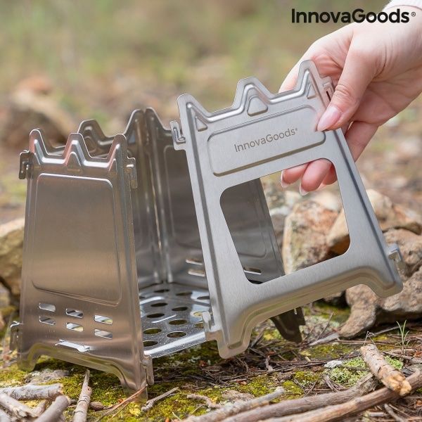 Cucine complete: RÉCHAUD DE CAMPING PLIABLE EN ACIER – Nuovo e nell'imballaggio originale da Châtelaine venduto da BONNE_AFFAIRE 2