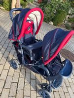 Geschwisterwagen Graco Stadium Duo blau rot